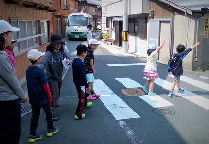 入賞作品「交通安全教室の日」の画像