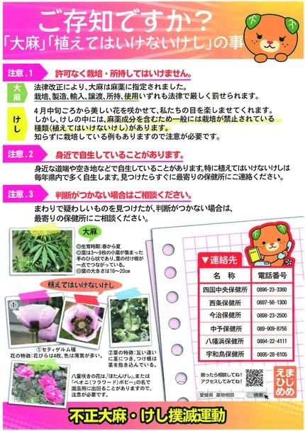 薬物防止チラシウラ